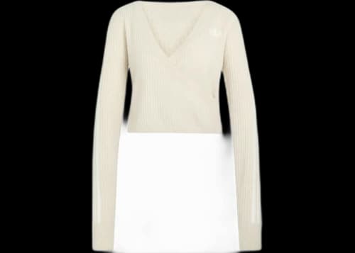 adidas Women's Originals x Jennie Knitted Wrap Around Cardigan Beige
