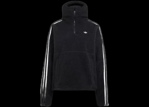 adidas Women's Originals x Jennie Fleece Hoodie Jacket Black