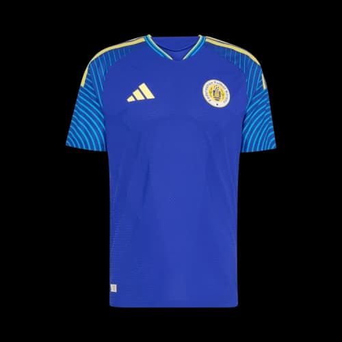 adidas Curacao 26 Home Authentic Jersey Lucid Blue