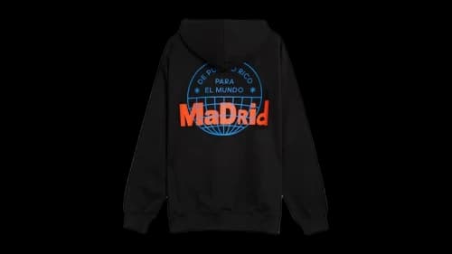 adidas x Bad Bunny DtMF Tour Madrid Hoodie Black
