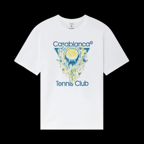 Casablanca Tennis Club Icon Classic T-Shirt 'White'