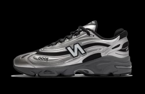New Balance 1000 Black Silver Metallic
