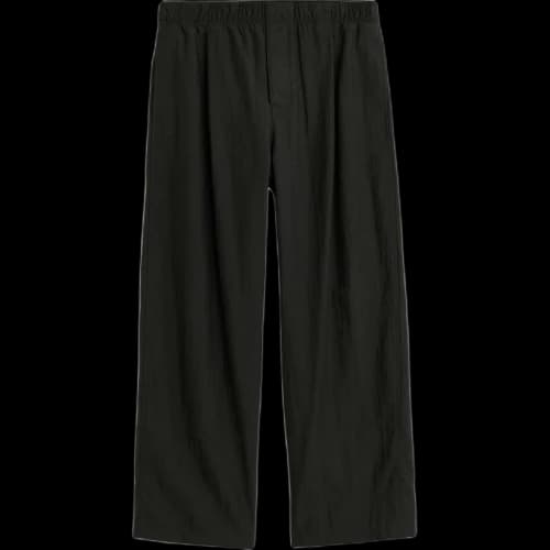 Our Legacy Leisure Trouser Soot Black Techflax
