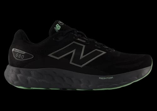 New Balance Fresh Foam 680v8 Waterproof Black Lab Green