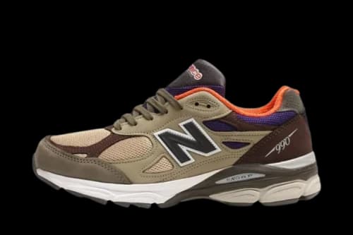New Balance 990v3 MiUSA Teddy Santis Khaki Orange