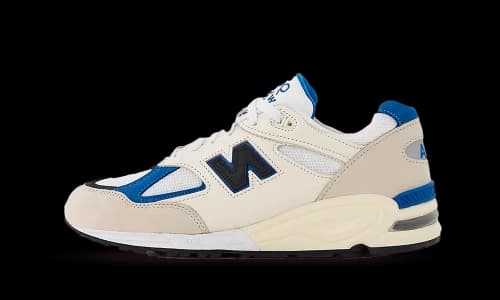 New Balance 990v2 MiUSA White Blue