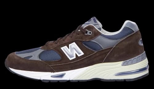 New Balance 991 Brown Navy Grey