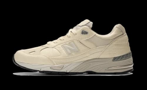 New Balance 991 MiUK Oyster Grey Crocodile