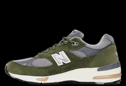 New Balance 991 MiUK Dark Green Grey Tan