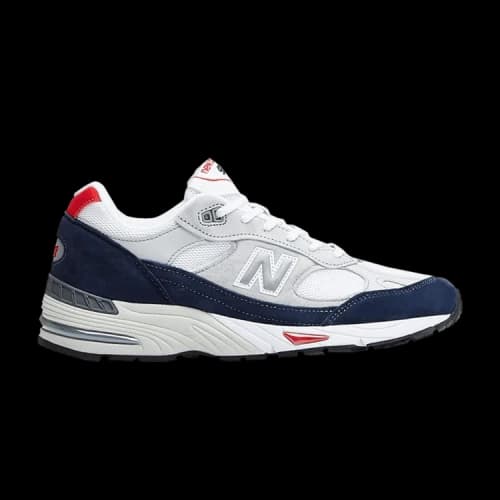 New Balance 991 Grey Navy Red