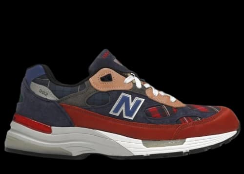 New Balance 992 Plaid Patchwork