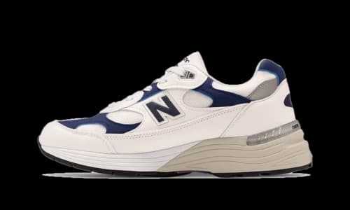 New Balance 992 White Navy