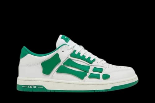 AMIRI Skel Top Low White Green