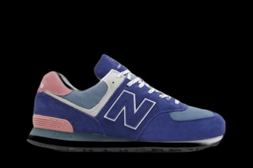 New Balance 574 Navy Natural Pink