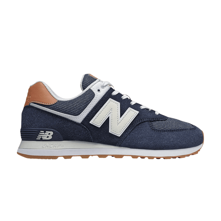 New Balance 574 Natural Indigo Faded Mahogany