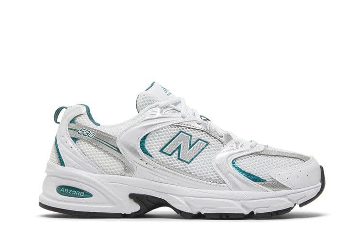 New Balance 530 White Silver Green