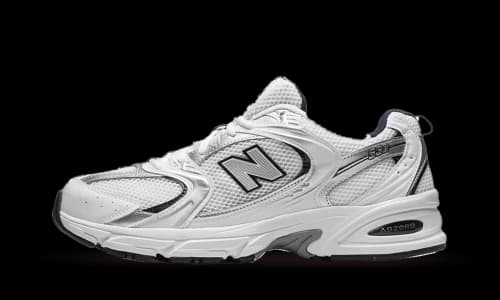 New Balance 530 White Silver Navy
