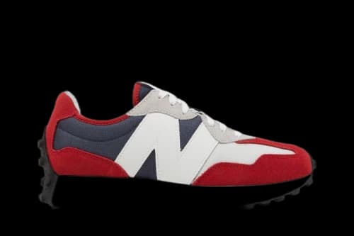 New Balance 327 Natural Indigo Team Red