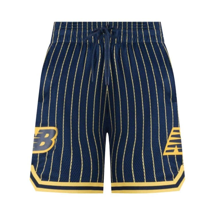 New Balance In Game Mesh Shorts Dark Blue/Yellow