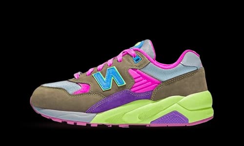 New Balance 580 Stray Rats Khaki Purple