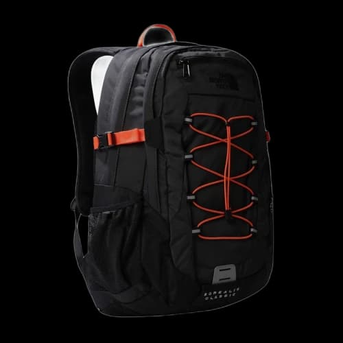 The North Face Borealis Classic Backpack Asphalt Grey/Retro Orange
