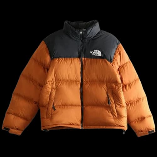 The North Face 1996 Retro Nuptse Jacket Burnt Umber Black