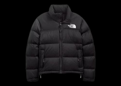 The North Face Womens 1996 Retro Nuptse 700 Fill Packable Jacket Recycled TNF Black