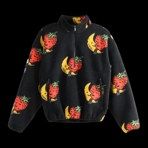 The North Face Fleece 1/2 Zip Jacket Black