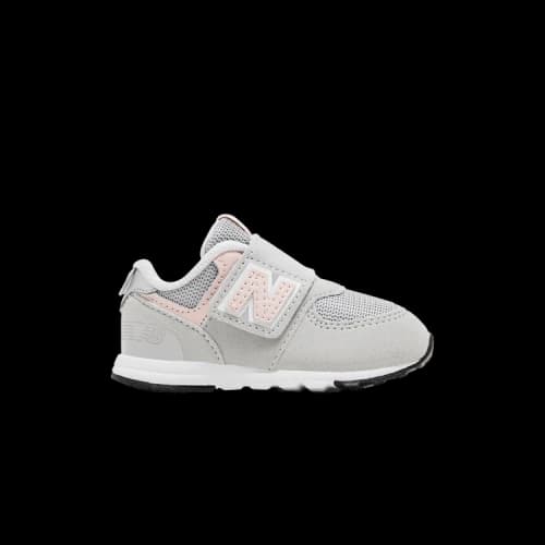New Balance 574 Hook and Loop Rain Cloud Pink Haze (TD)