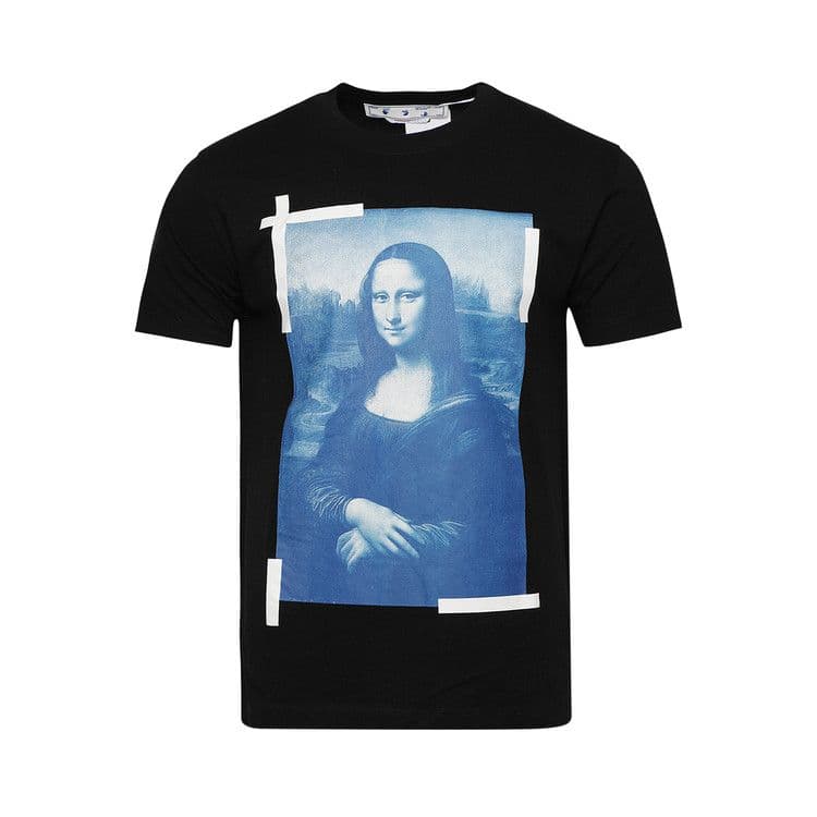 OFF-WHITE Monalisa Slim S/S Tee Black/Blue