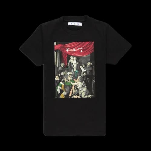 OFF-WHITE Caravaggio Painting T-shirt Black