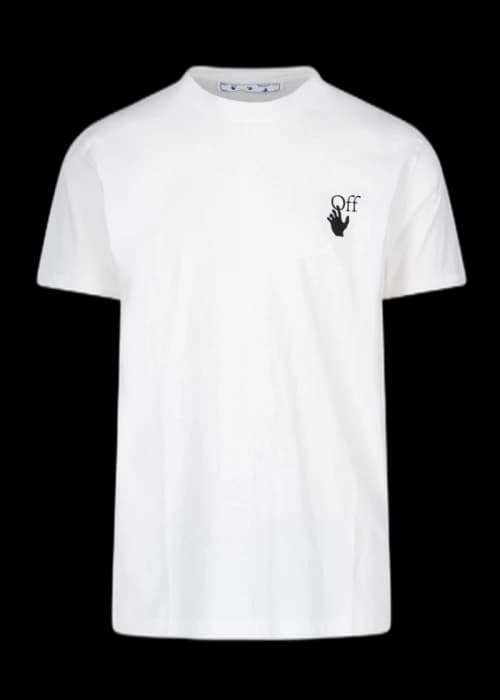 OFF-WHITE Slim Fit Caravaggio The Lute Player T-Shirt White