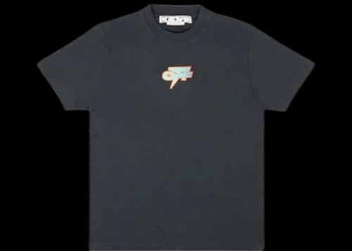 OFF-WHITE Degrade Thund Slim S/S Tee Outerspace Light