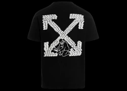 OFF-WHITE Bricks Arrow Slim S/S Tee Black