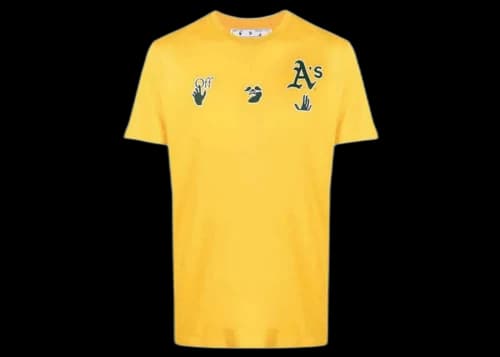 OFF-WHITE Oakland Athletics T-shirt Yellow