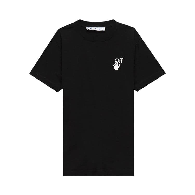 OFF-WHITE Slim Fit Marker Arrows T-shirt Black Fuchsia