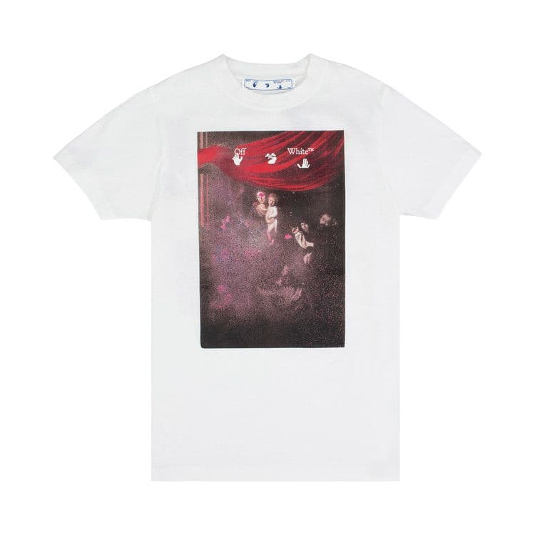 OFF-WHITE Regular Fit Caravaggio Painting T-shirt White
