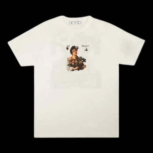 OFF-WHITE Slim Fit Caravaggio Boy T-shirt White