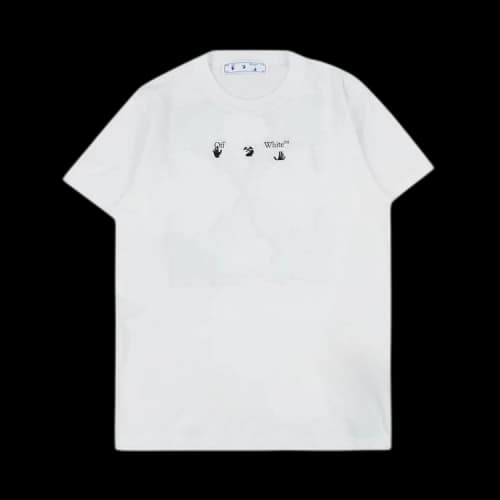 OFF-WHITE Slim Fit Bolt Arrows T-Shirt White Green