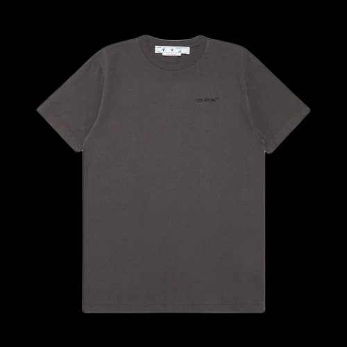 OFF-WHITE Diagonal Stripes T-Shirt Dark Grey/Black