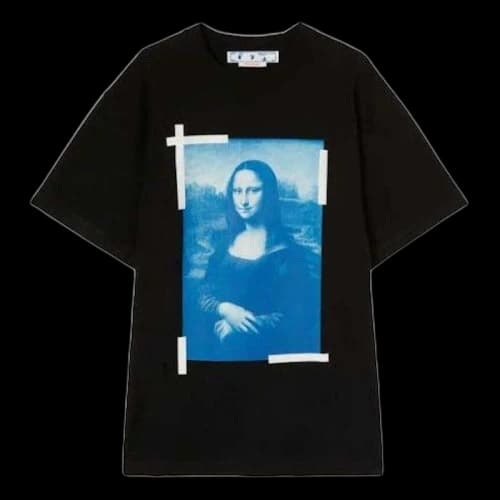 OFF-WHITE Monalisa Over S/S Tee Black/Blue