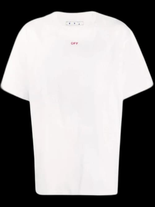 OFF-WHITE Stencil Arrows Print Tee White