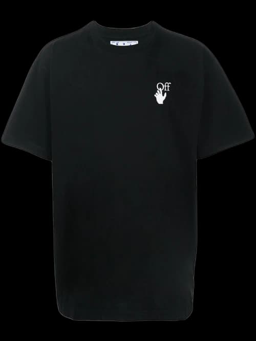 OFF-WHITE Oversized Cut Here Arrows T-shirt Black