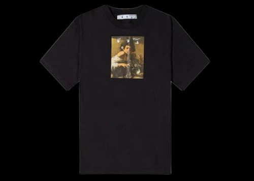 OFF-WHITE Caravaggio Boy Over T-Shirt Black