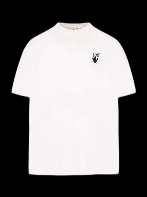 OFF-WHITE Marker S/S Over Tee White/Red
