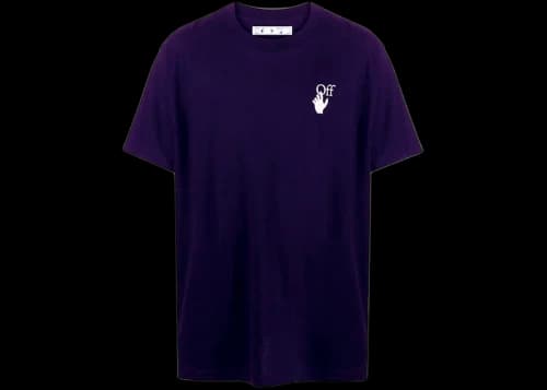 OFF-WHITE Arrow Print Logo Marker S/S Over Tee Navy/Purple