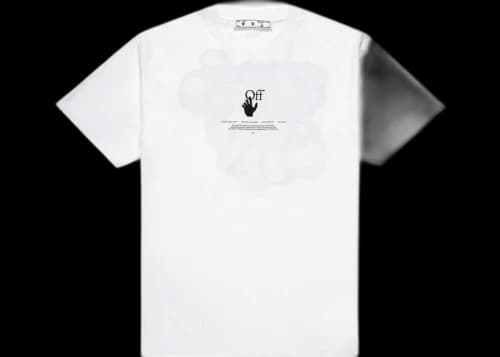 OFF-WHITE Graff S/S Over Tee White/High Rise