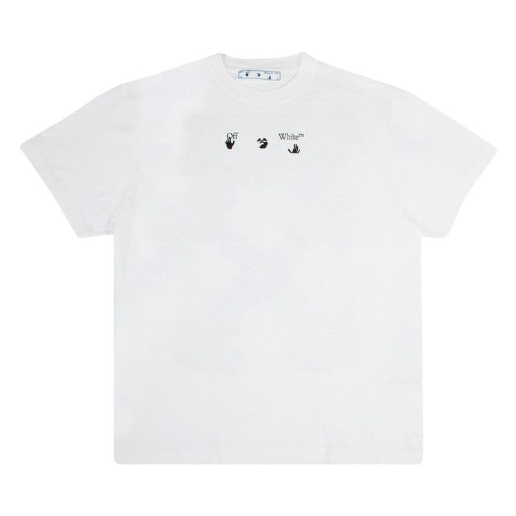 OFF-WHITE Blue Marker S/S Over Tee White/Blue