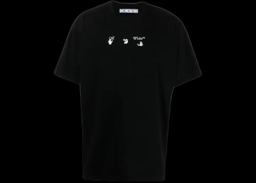 OFF-WHITE Melting Logo T-shirt Black/Blue