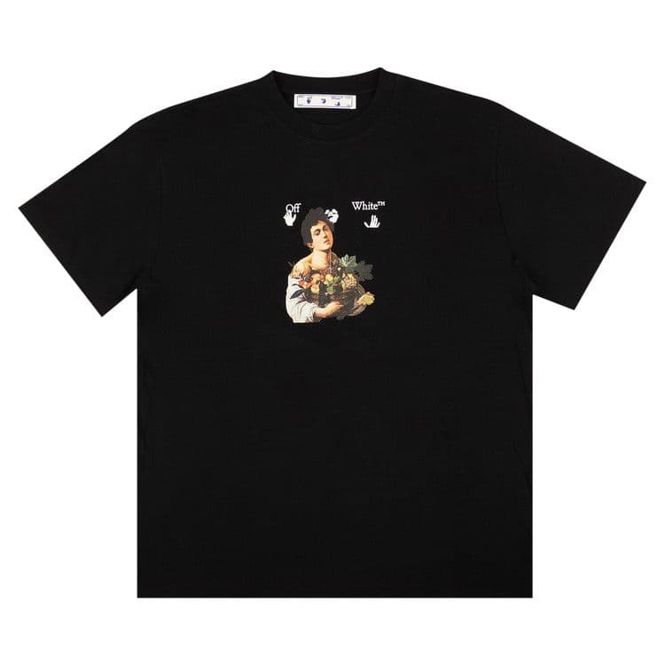 OFF-WHITE Oversized Caravaggio Boy T-shirt Black